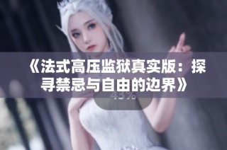 《法式高压监狱真实版：探寻禁忌与自由的边界》