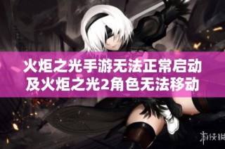 火炬之光手游无法正常启动及火炬之光2角色无法移动问题解析