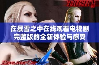 在暴雪之中在线观看电视剧完整版的全新体验与感受