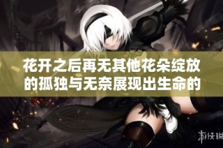 花开之后再无其他花朵绽放的孤独与无奈展现出生命的脆弱与短暂