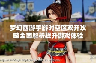 梦幻西游手游时空区双开攻略全面解析提升游戏体验