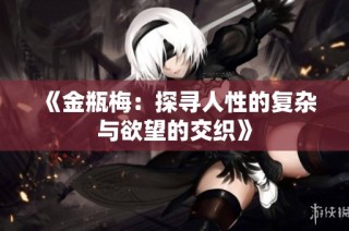 《金瓶梅：探寻人性的复杂与欲望的交织》