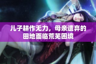 儿子耕作无力，母亲遗弃的田地面临荒芜困境