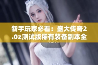 新手玩家必看：盛大传奇2.0z测试版稀有装备副本全揭秘