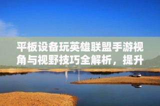 平板设备玩英雄联盟手游视角与视野技巧全解析，提升游戏体验与操作表现