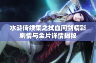 水浒传续集之拭血问剑精彩剧情与全片详情揭秘