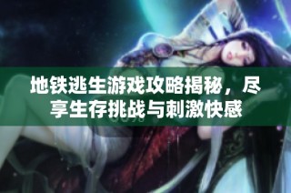 地铁逃生游戏攻略揭秘，尽享生存挑战与刺激快感