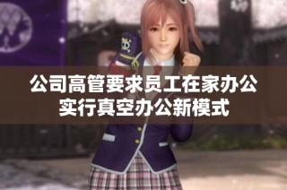 公司高管要求员工在家办公实行真空办公新模式