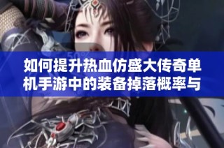 如何提升热血仿盛大传奇单机手游中的装备掉落概率与技巧分享