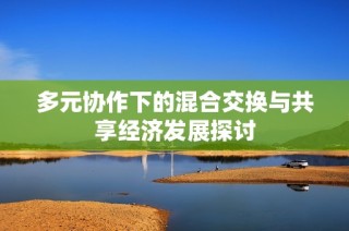 多元协作下的混合交换与共享经济发展探讨