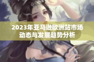 2023年亚马逊欧洲站市场动态与发展趋势分析