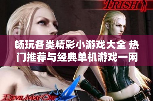 畅玩各类精彩小游戏大全 热门推荐与经典单机游戏一网打尽