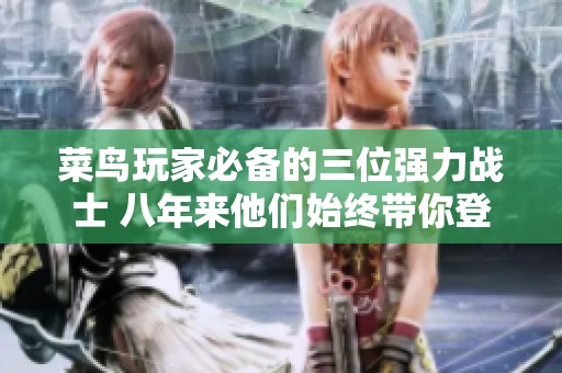 菜鸟玩家必备的三位强力战士 八年来他们始终带你登顶王者之路