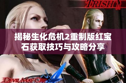 揭秘生化危机2重制版红宝石获取技巧与攻略分享