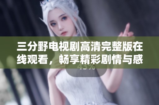 三分野电视剧高清完整版在线观看，畅享精彩剧情与感人故事