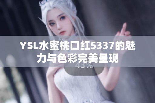 YSL水蜜桃口红5337的魅力与色彩完美呈现
