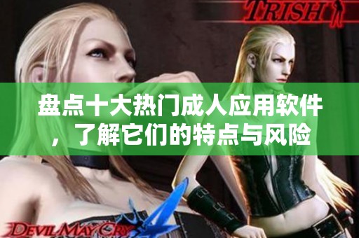 盘点十大热门成人应用软件，了解它们的特点与风险