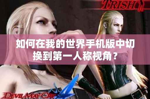 如何在我的世界手机版中切换到第一人称视角？