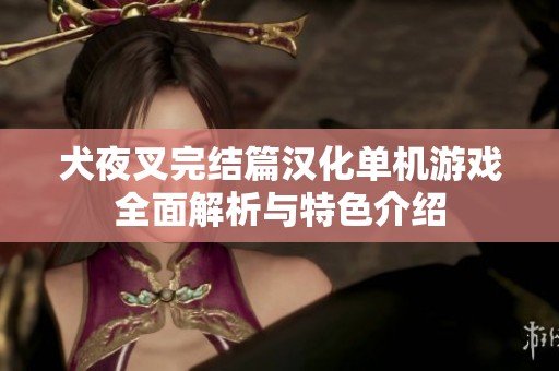 犬夜叉完结篇汉化单机游戏全面解析与特色介绍