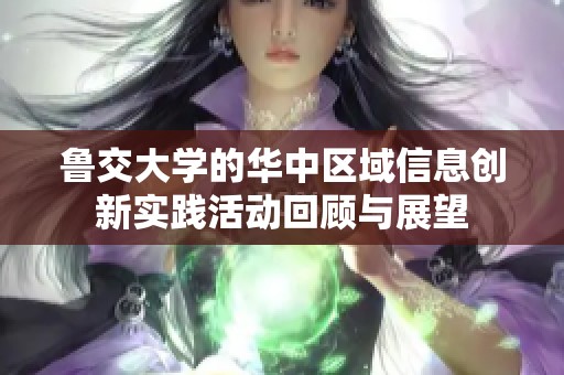 鲁交大学的华中区域信息创新实践活动回顾与展望