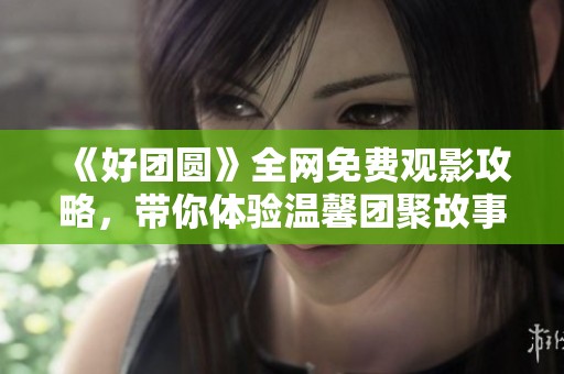 《好团圆》全网免费观影攻略，带你体验温馨团聚故事
