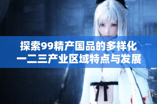 探索99精产国品的多样化一二三产业区域特点与发展潜力