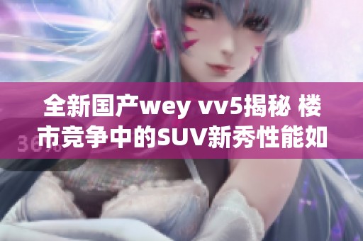 全新国产wey vv5揭秘 楼市竞争中的SUV新秀性能如何表现