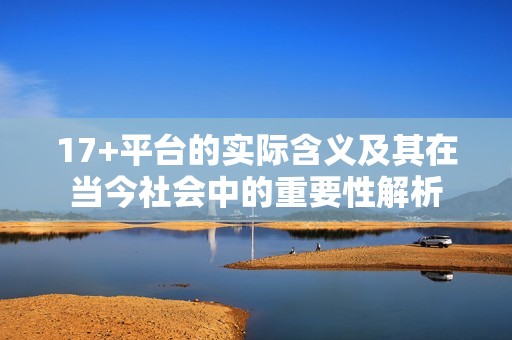 17+平台的实际含义及其在当今社会中的重要性解析