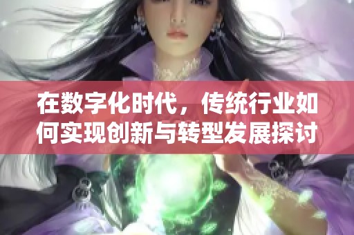 在数字化时代，传统行业如何实现创新与转型发展探讨