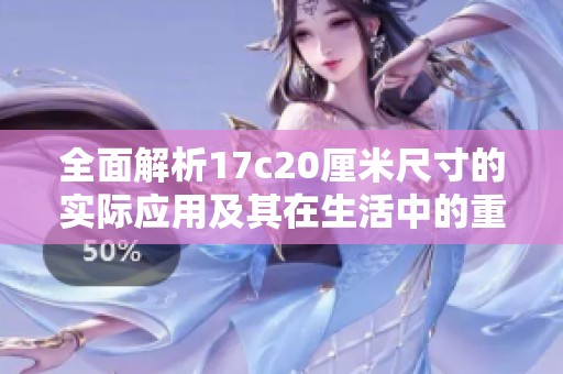 全面解析17c20厘米尺寸的实际应用及其在生活中的重要性