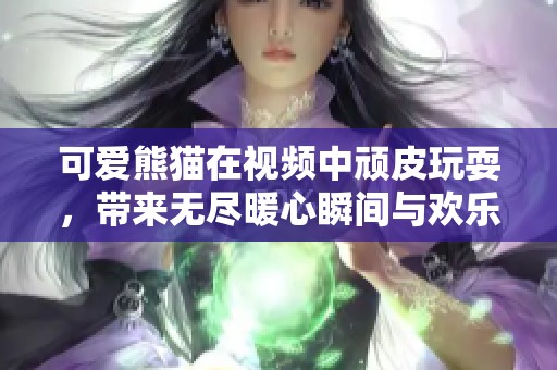 可爱熊猫在视频中顽皮玩耍，带来无尽暖心瞬间与欢乐时光