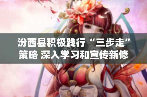 汾西县积极践行“三步走”策略 深入学习和宣传新修订的《统计法》