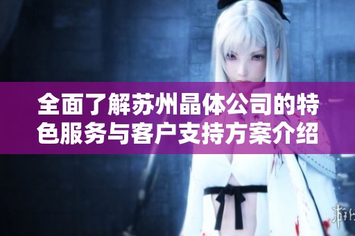 全面了解苏州晶体公司的特色服务与客户支持方案介绍