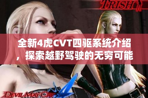 全新4虎CVT四驱系统介绍，探索越野驾驶的无穷可能性