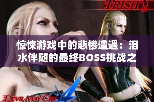 惊悚游戏中的悲惨遭遇：泪水伴随的最终BOSS挑战之旅