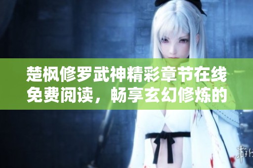 楚枫修罗武神精彩章节在线免费阅读，畅享玄幻修炼的热血旅程
