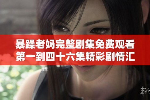暴躁老妈完整剧集免费观看第一到四十六集精彩剧情汇总与观后感分享