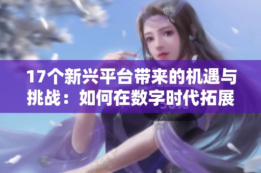 17个新兴平台带来的机遇与挑战：如何在数字时代拓展商业边界