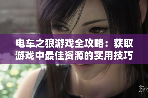 电车之狼游戏全攻略：获取游戏中最佳资源的实用技巧与策略