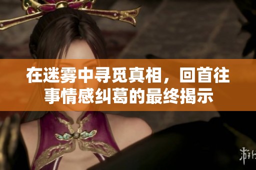 在迷雾中寻觅真相，回首往事情感纠葛的最终揭示