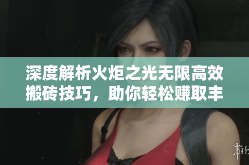 深度解析火炬之光无限高效搬砖技巧，助你轻松赚取丰厚资源