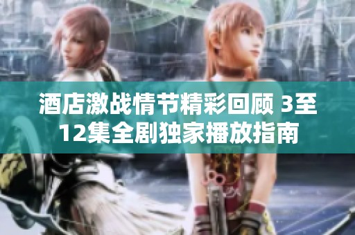 酒店激战情节精彩回顾 3至12集全剧独家播放指南