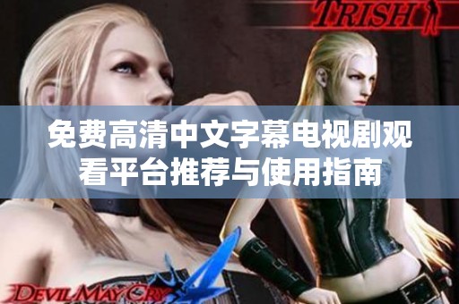 免费高清中文字幕电视剧观看平台推荐与使用指南
