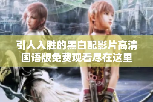 引人入胜的黑白配影片高清国语版免费观看尽在这里