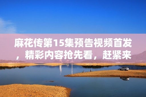 麻花传第15集预告视频首发，精彩内容抢先看，赶紧来了解吧