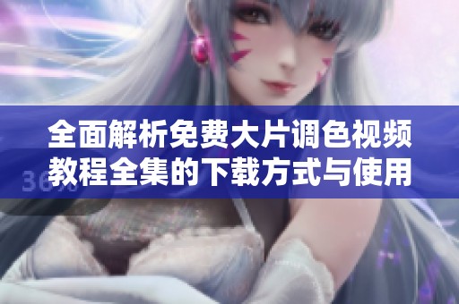 全面解析免费大片调色视频教程全集的下载方式与使用方法