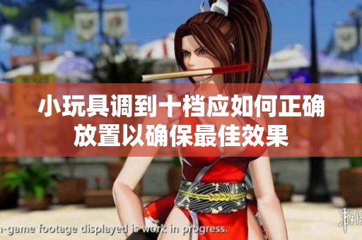 小玩具调到十档应如何正确放置以确保最佳效果