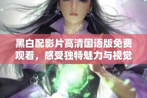 黑白配影片高清国语版免费观看，感受独特魅力与视觉享受