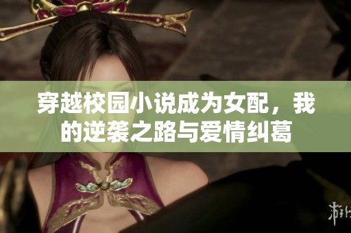 穿越校园小说成为女配，我的逆袭之路与爱情纠葛