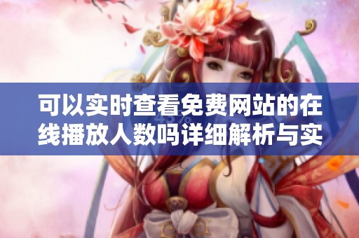 可以实时查看免费网站的在线播放人数吗详细解析与实际情况